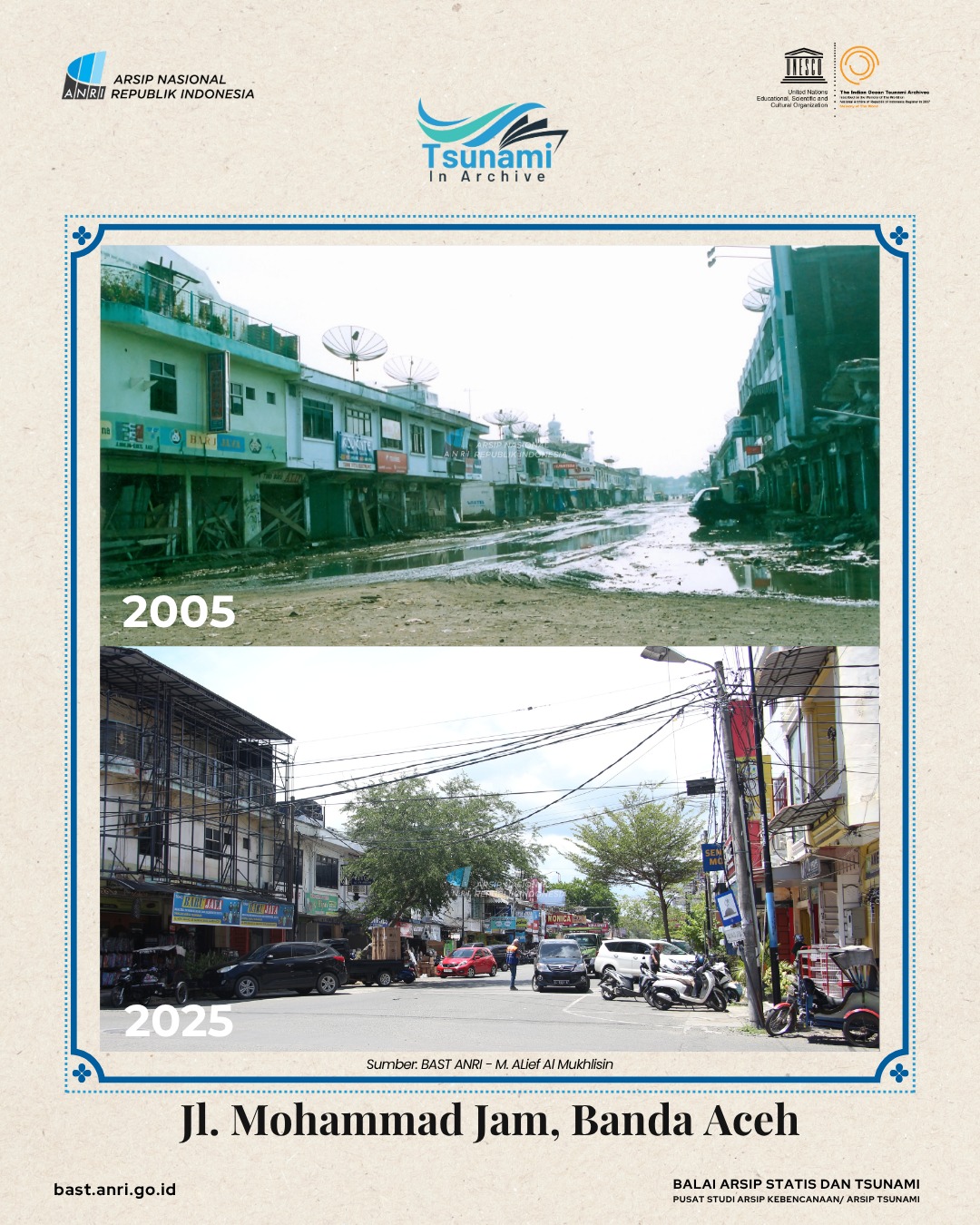Tsunami in Archive - Jl. Mohammad Jam, Banda Aceh