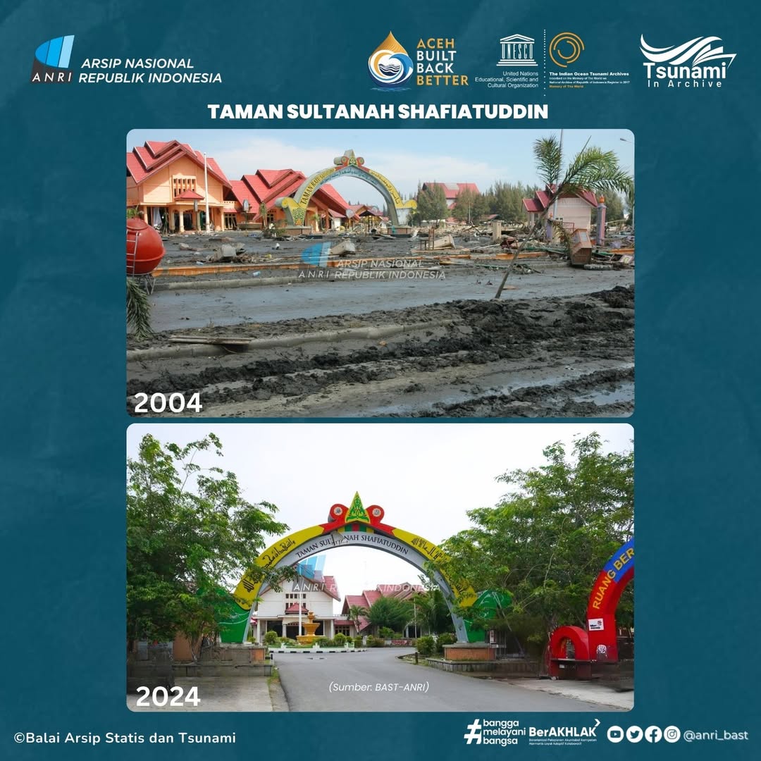 Tsunami in Archive - Taman Sultanah Safiatuddin
