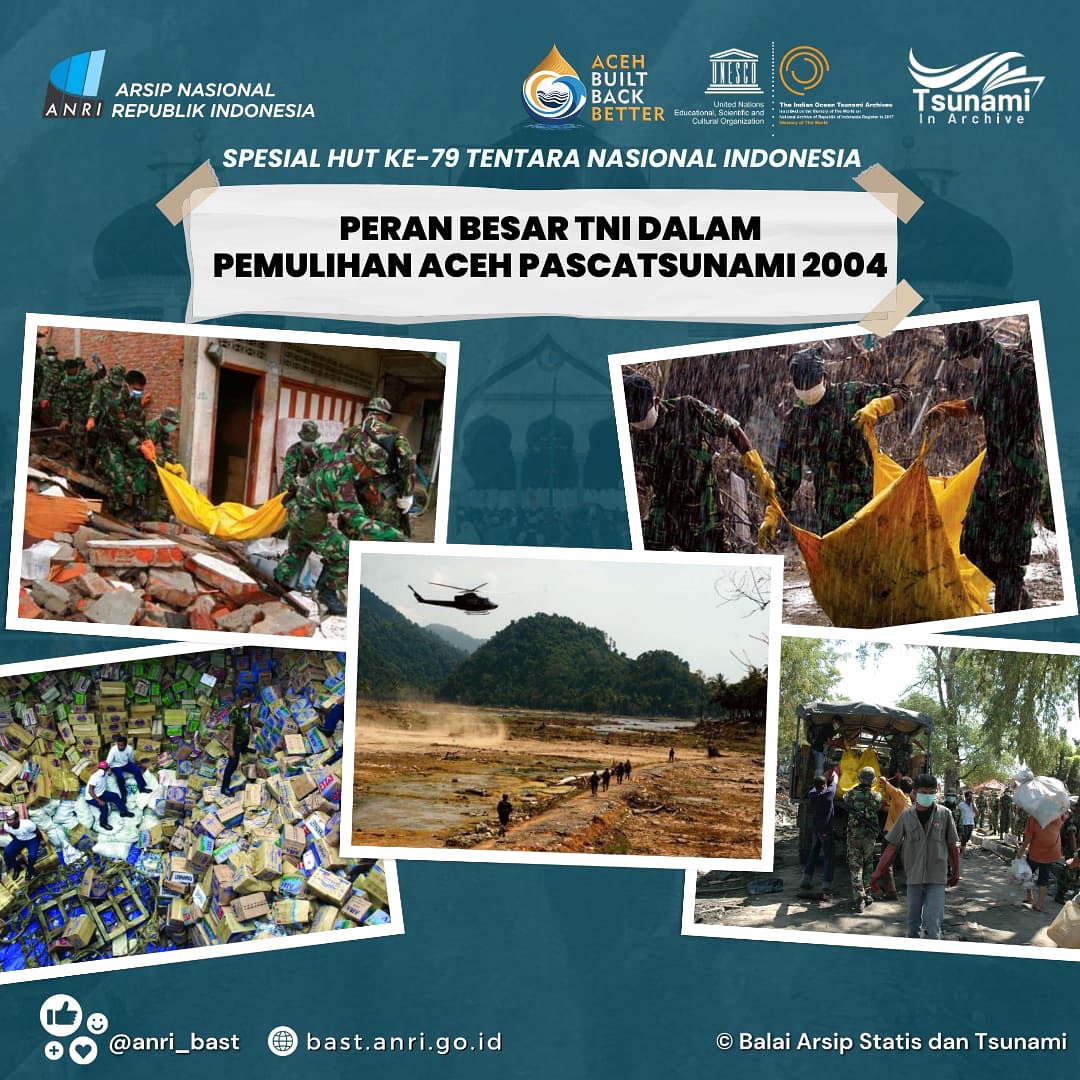 Tsunami in Archive - Spesial HUT ke-79 Tentara Nasional Indonesia "Peran Besar TNI Dalam Pemulihan Aceh Pascatsunami 2004"