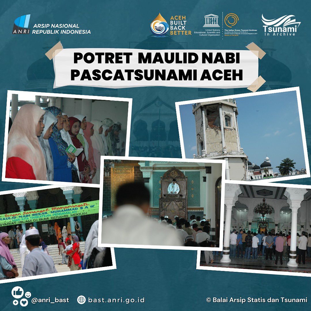Tsunami in Archive - Potret Maulid Nabi Pascatsunami Aceh