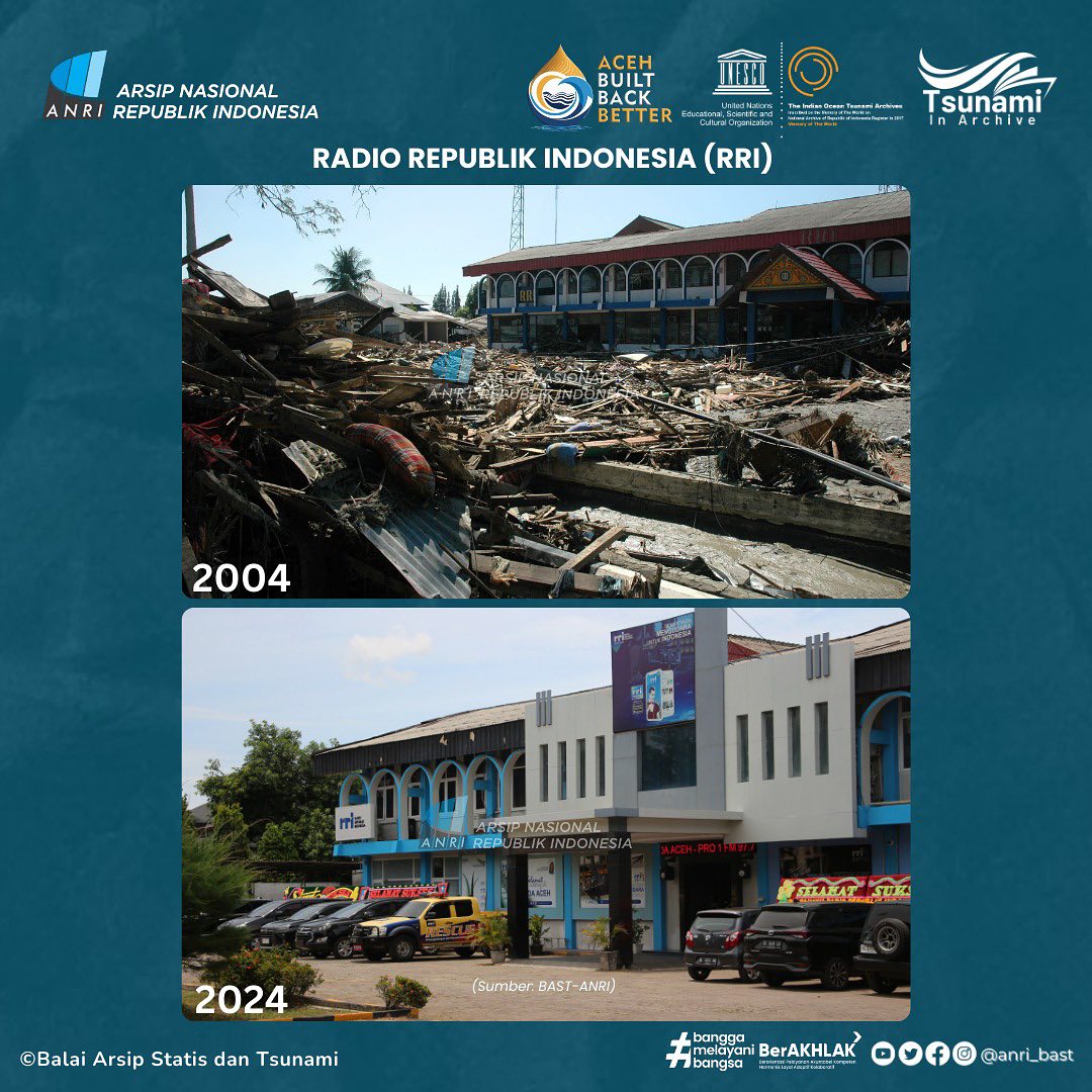 Tsunami in Archive - Radio Republik Indonesia (RRI)