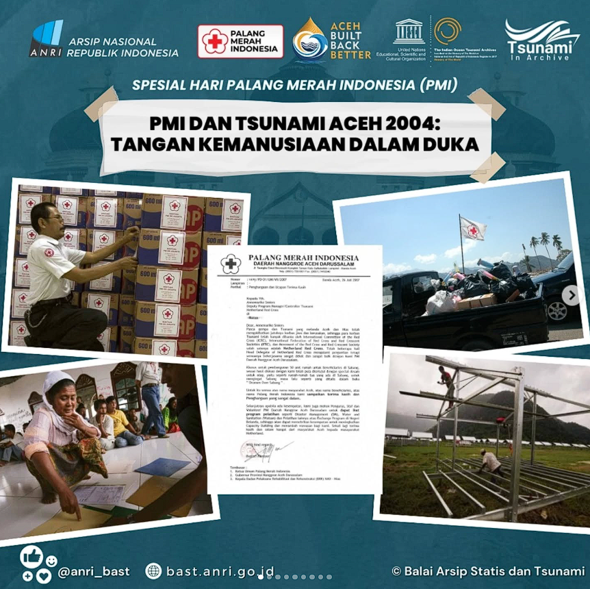 Tsunami in Archive - Spesial Hari Palang Merah Indonesia (PMI) PMI dan Tsunami Aceh 2004: Tangan Kemanusiaan Dalam Duka
