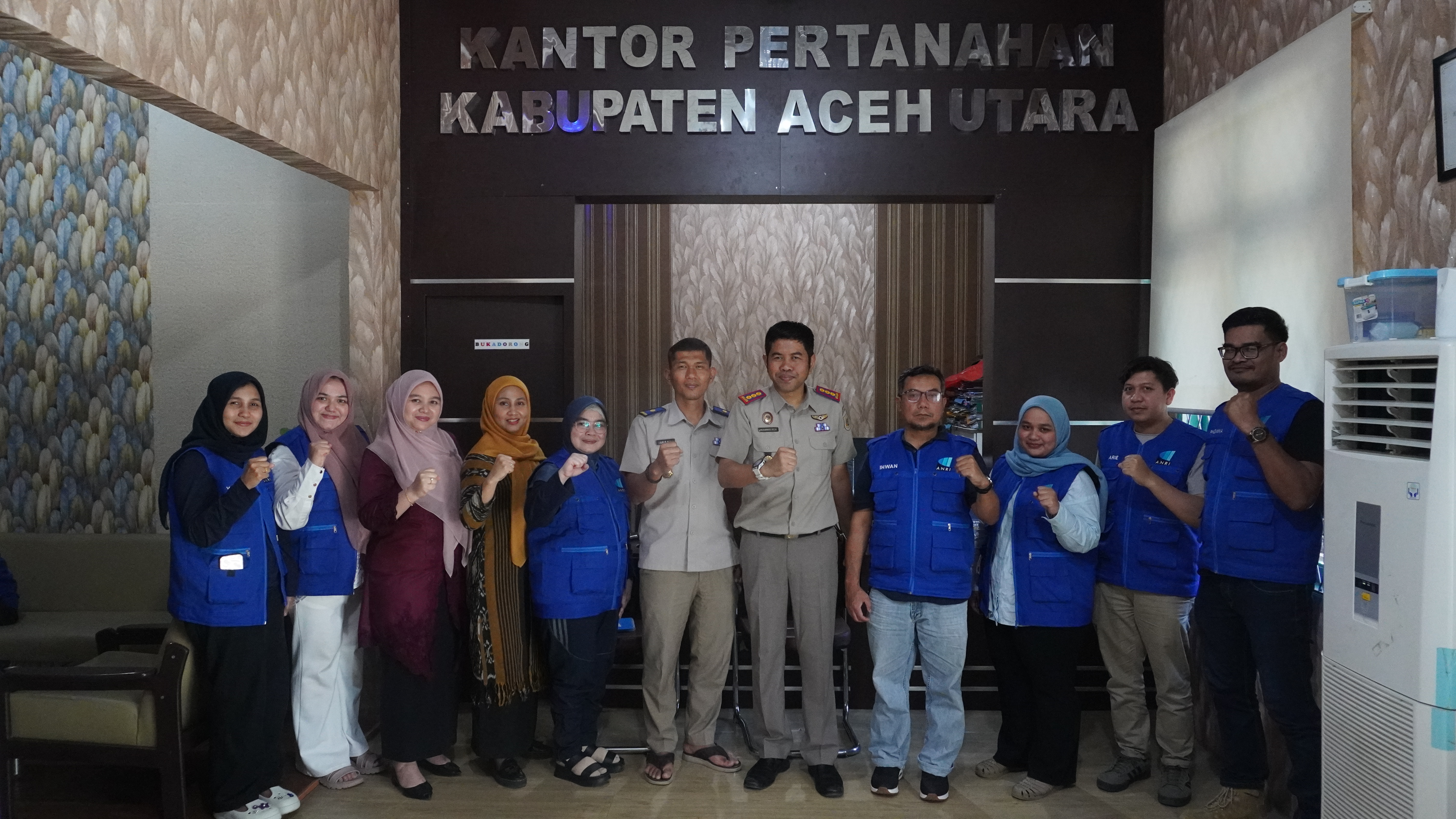 BAST ANRI Lakukan Monitoring Arsip di Kantor ATR/BPN Aceh Utara Pasca-banjir