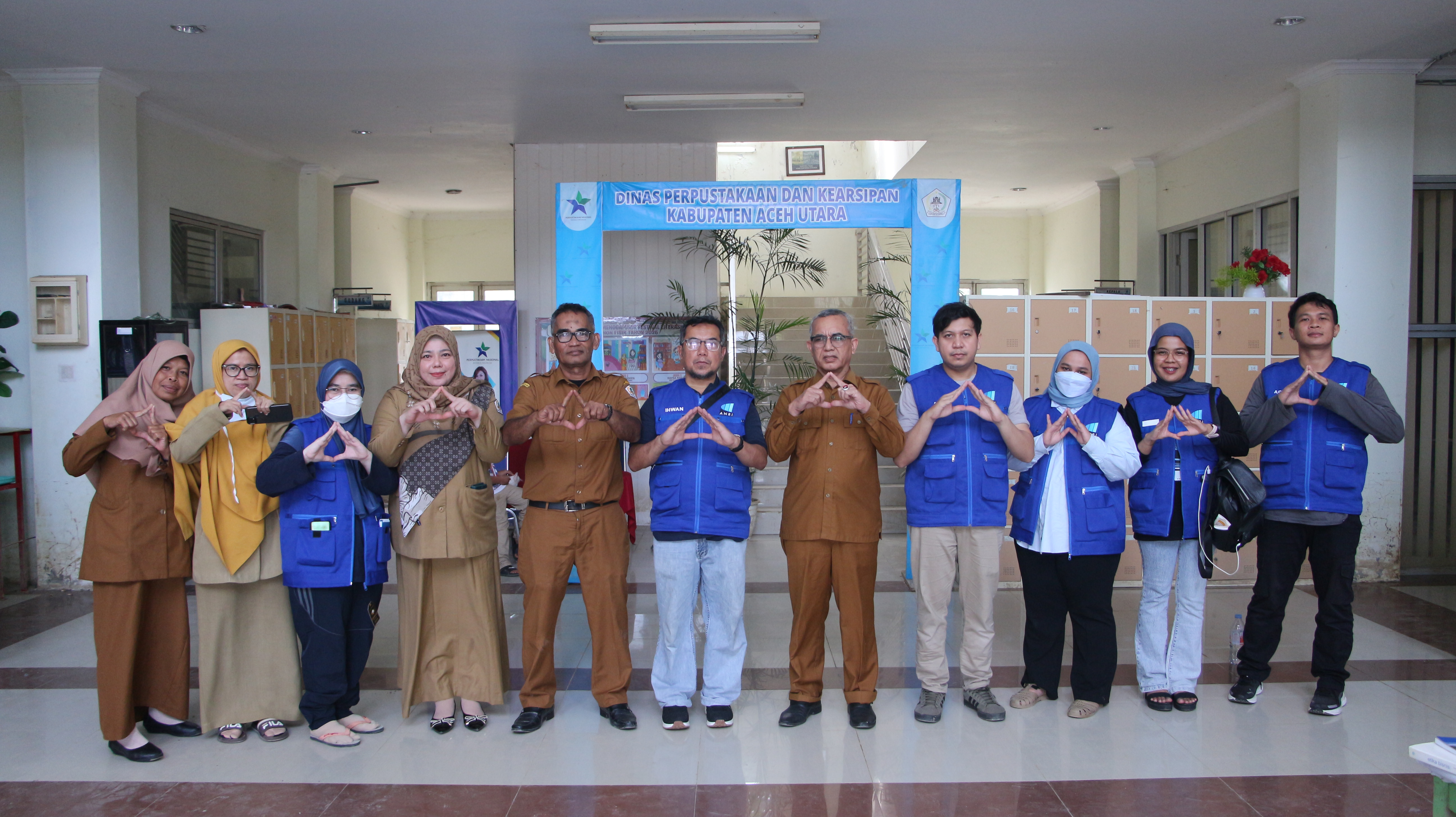 BAST ANRI Peduli Arsip Terdampak Banjir, Monitoring Langsung ke Dispusip Aceh Utara