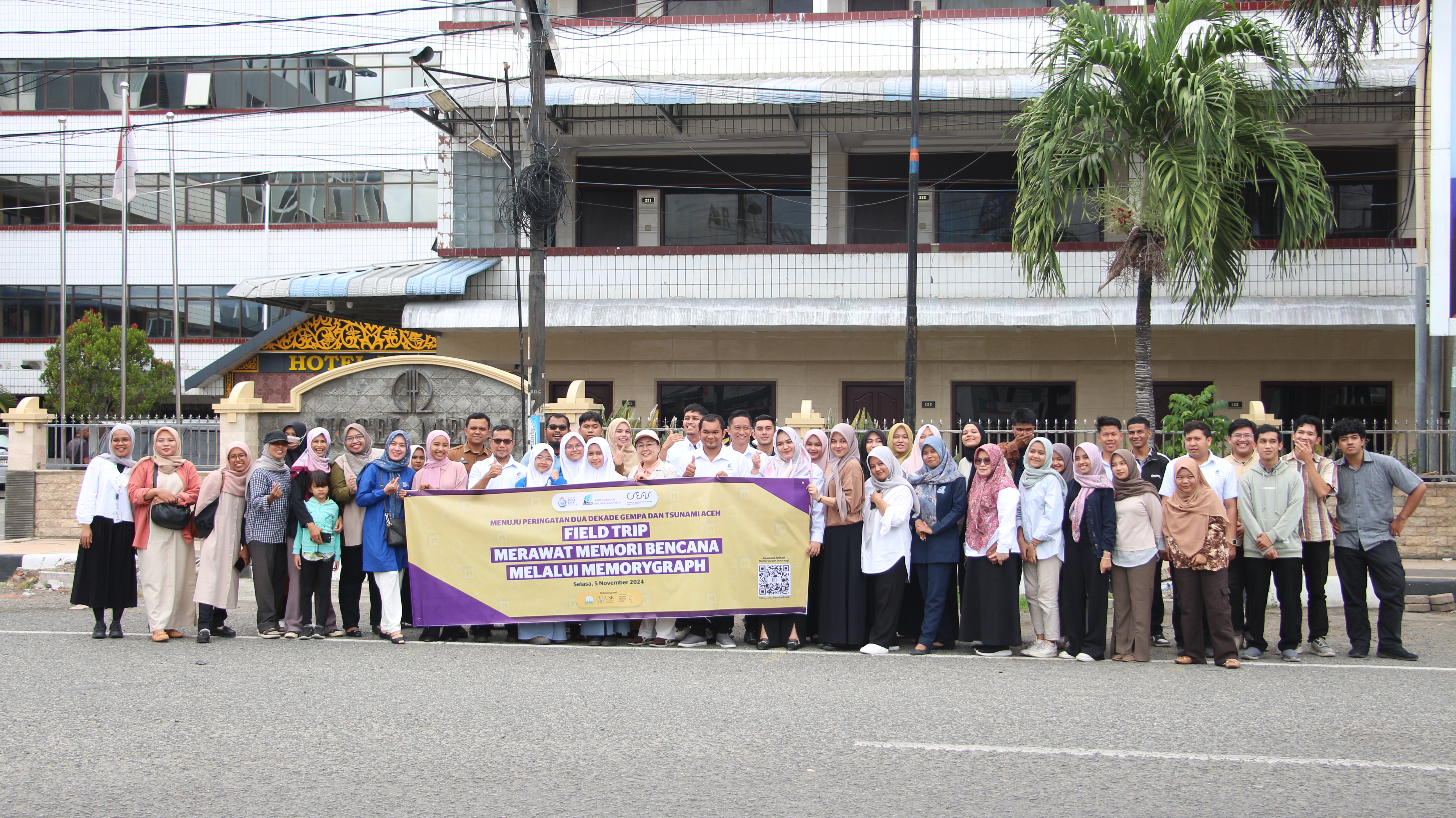 BAST Bersama CSEAS Kyoto University Gelar Field Trip Situs Tsunami