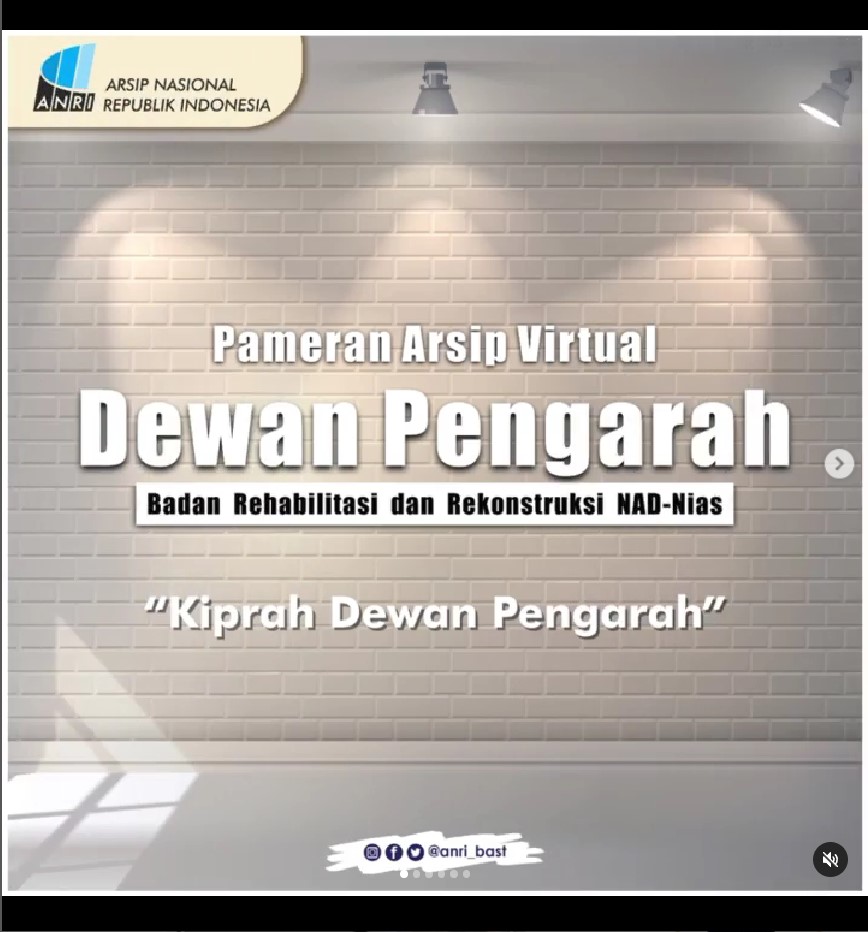 Pameran arsip virtual "Kiprah Dewan Pengarah"