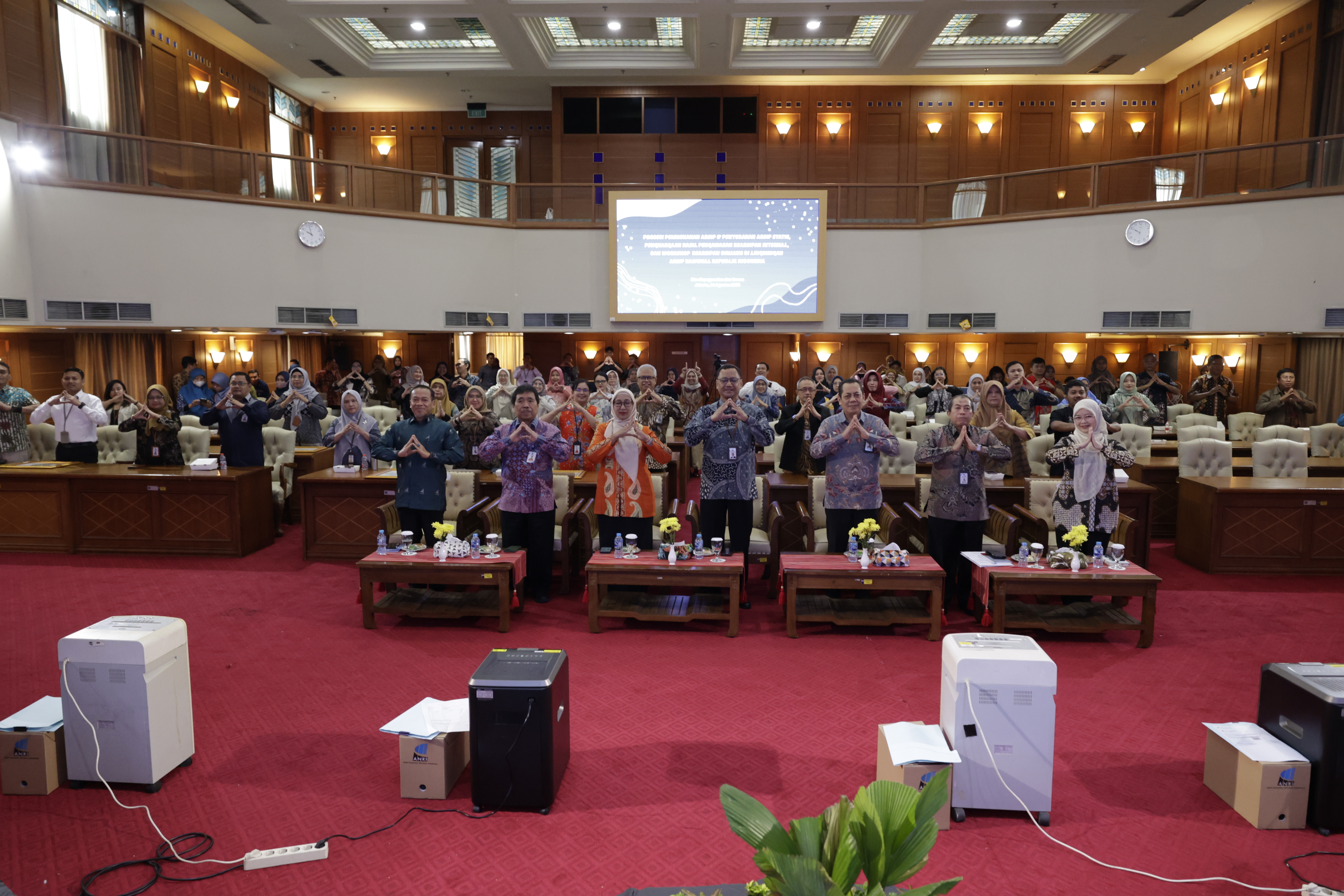 Balai Arsip Statis dan Tsunami Raih Peringkat III Penghargaan Hasil Pengawasan Kearsipan Internal ANRI 2025
